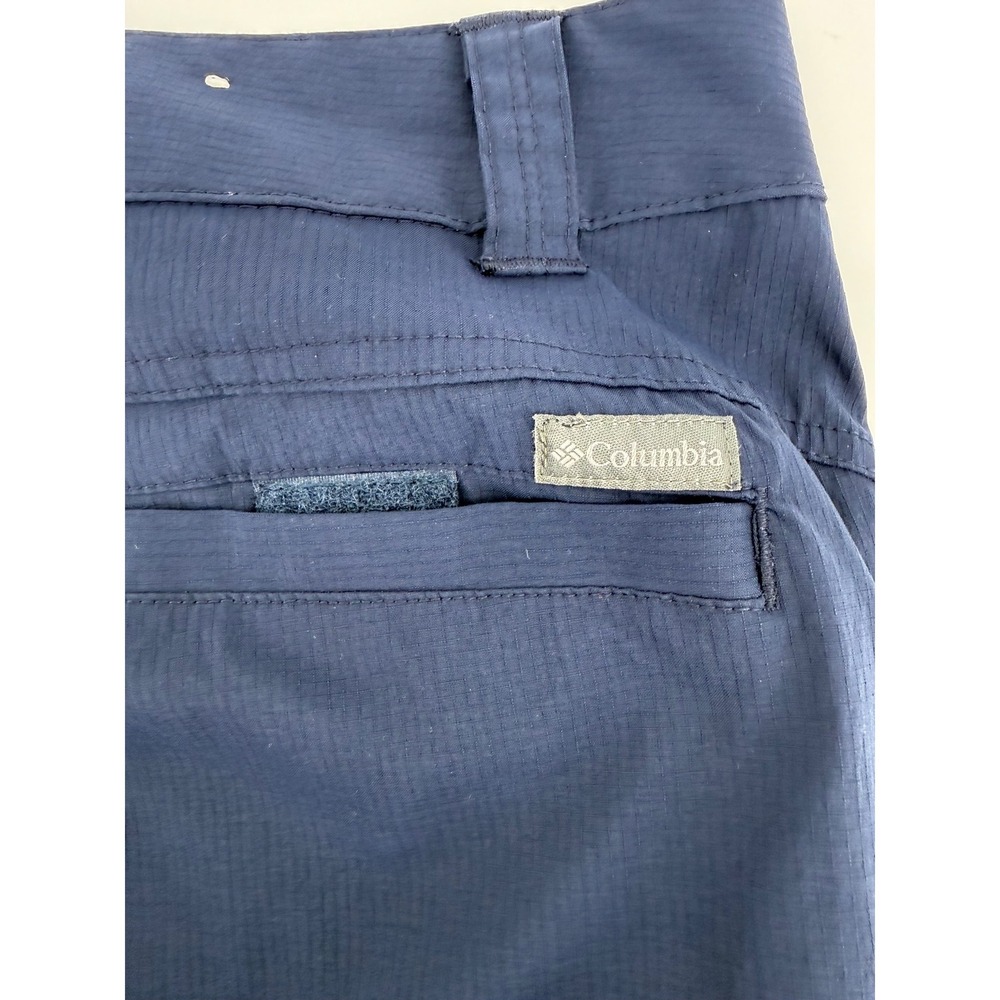 Columbia Silver Ridge Mens 34x32 Navy Blue Ripstop Cargo Hiking Pants UPF 50 - Picture 6 of 6
